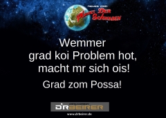 So isch